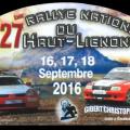 2016 plaque 27eme rallye du haut lignon