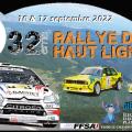 2022 plaque 32eme rallye et 1er vhc du haut lignon