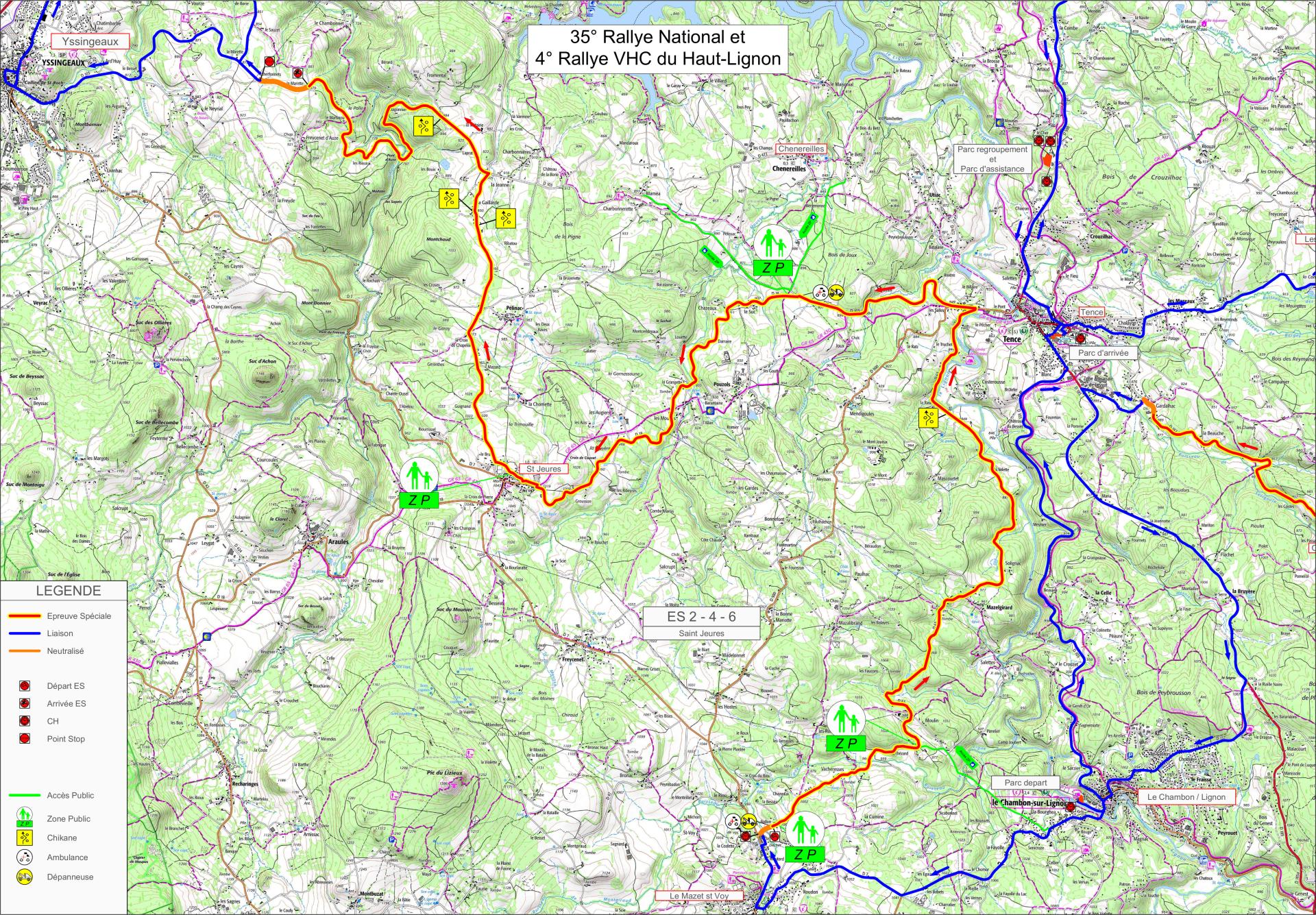Carte 2025 es saint jeures